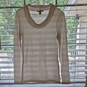(3/$10) Banana Republic White Long Sleeve Top